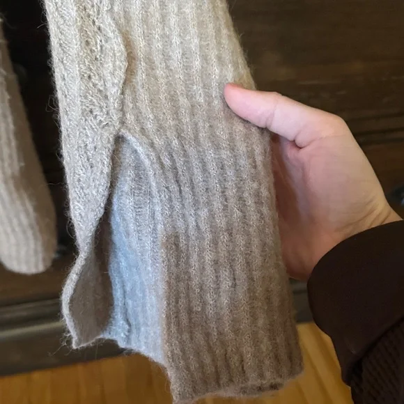 3.1 Phillip Lim Ribbed Beige Turtleneck Sweater - Picture 5 of 7